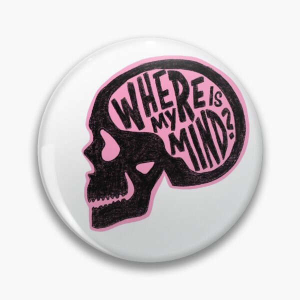 Item preview, pink skull where is my mind? designed and sold by keemsshop.