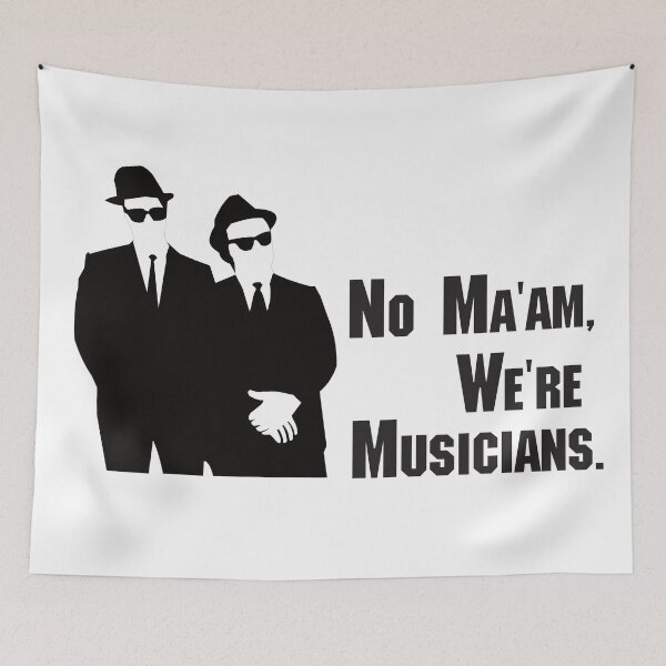 Item preview, No ma'am we're musicians  designed and sold by Zaxsk8.