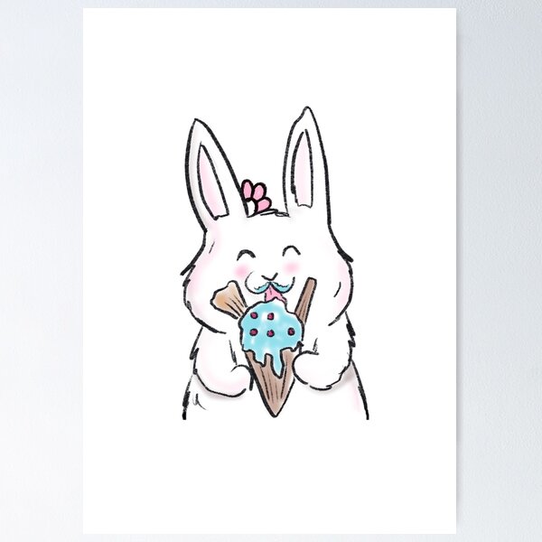 Short - How To Draw A Funny Bunny Ice Cream