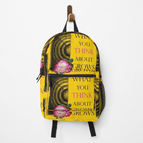 Item preview, What You Think About Grows, the Ripple Effect Yellow Background designed and sold by SpiritGifts.
