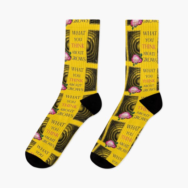 Item preview, What You Think About Grows, the Ripple Effect Yellow Background designed and sold by SpiritGifts.