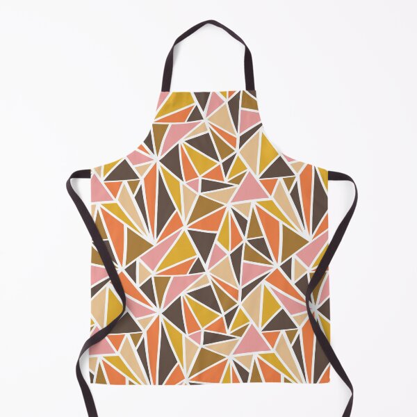 Item preview, Vintage 60s 70s Geometric Pattern in Brown Pink and Orange Retro Colors designed and sold by 1stAmendMerch.