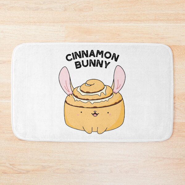 Item preview, Cinnamon Bunny Funny Cinnamon Bun Puns  designed and sold by punnybone.