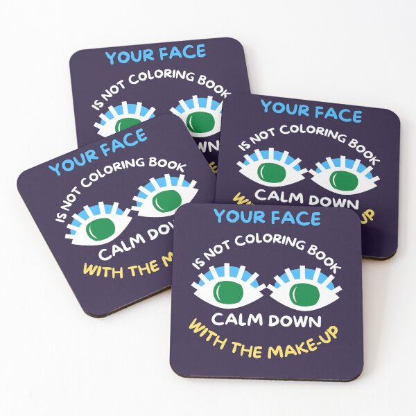 Item preview, You face is not a coloring book designed and sold by dreamofdenim.