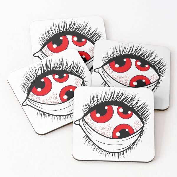Item preview, Inkwork Of Ominous, Bizzare Red Eyes designed and sold by Diamantina-ai.