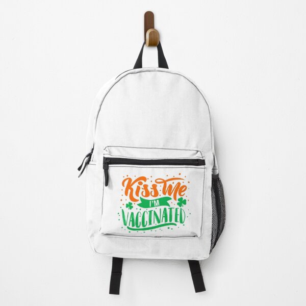 Item preview, St Patricks Day Kiss Me I’m Vaccinated Funny Typography Gift Idea designed and sold by ZETTIF ⭐⭐⭐⭐⭐.