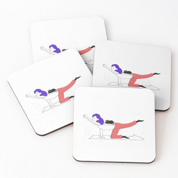 Item preview, Peaceful Yoga with my Amazing Cat designed and sold by harrisonnnnnnn.