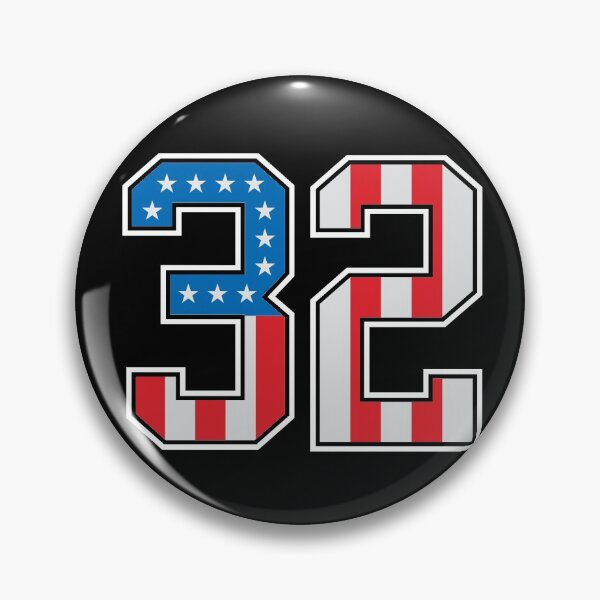 Item preview, 32 American Classy Numbers thirty-two United States Flag designed and sold by Urosek.