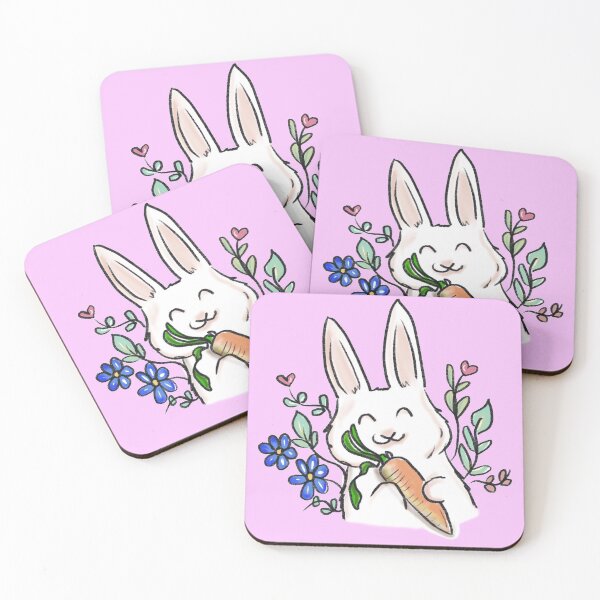 Item preview, Pink Bunny Love designed and sold by HappyPawtraits.