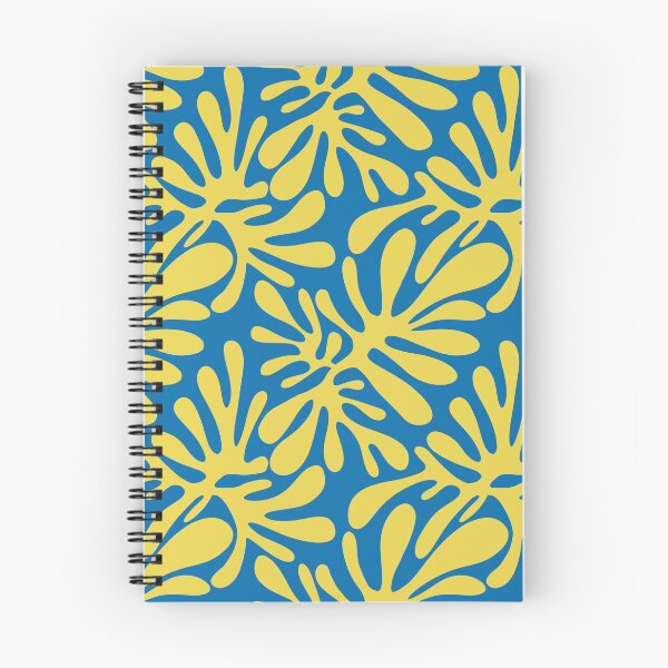 Item preview, Yellow and blue abstract shape pattern designed and sold by IevaLiART.