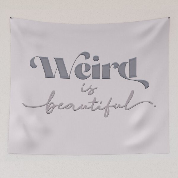Item preview, Weird is beautiful designed and sold by squishyrainbow.