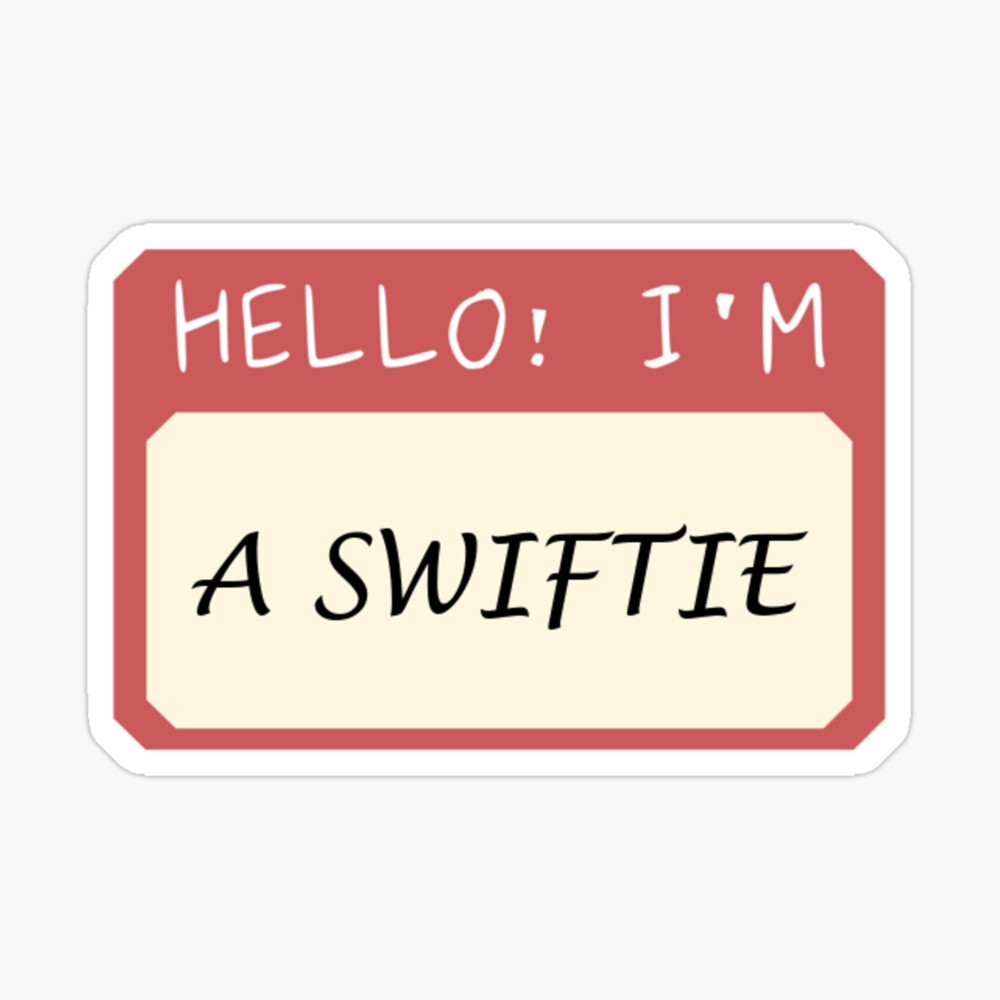 Swiftie  Sticker for Sale by WalkerSeward