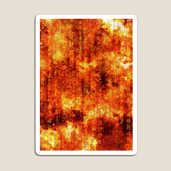 Item preview, Cyber Security Fire Coding  designed and sold by Fine Art California.