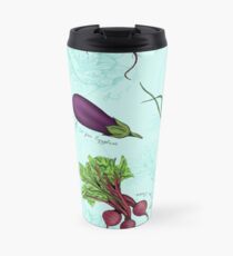 Alphabet Vegetables Travel Mug