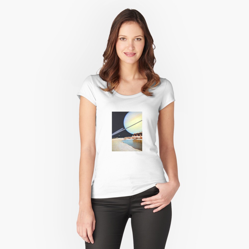 Item preview, Fitted Scoop T-Shirt designed and sold by djunotomsni.