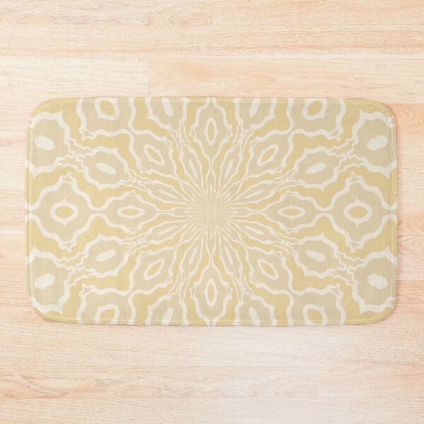 Item preview, Yellow Mod 60s Ogee designed and sold by PatternTango.