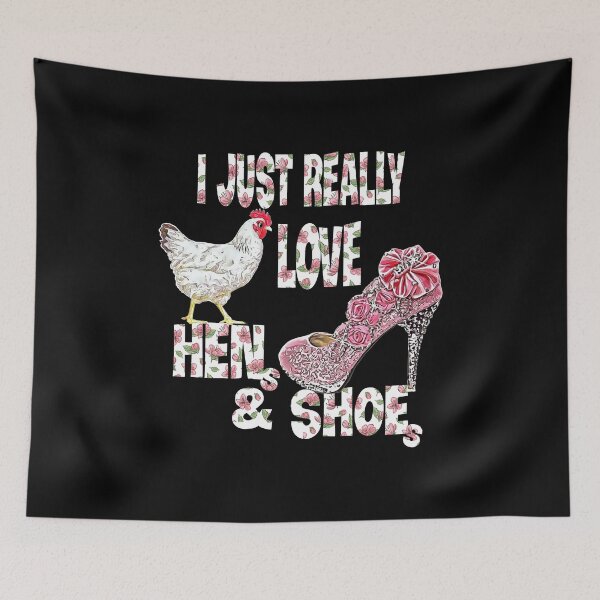 Item preview, Chickens and Shoes Collector Love Hens and Shoes designed and sold by Kalli-design.