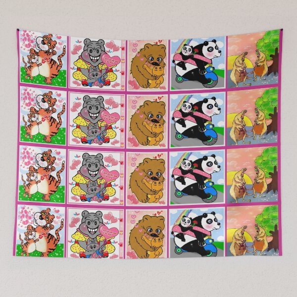 Artikelvorschau, Süßes Tier, Mutterliebe entworfen und verkauft von Shirley cute art .