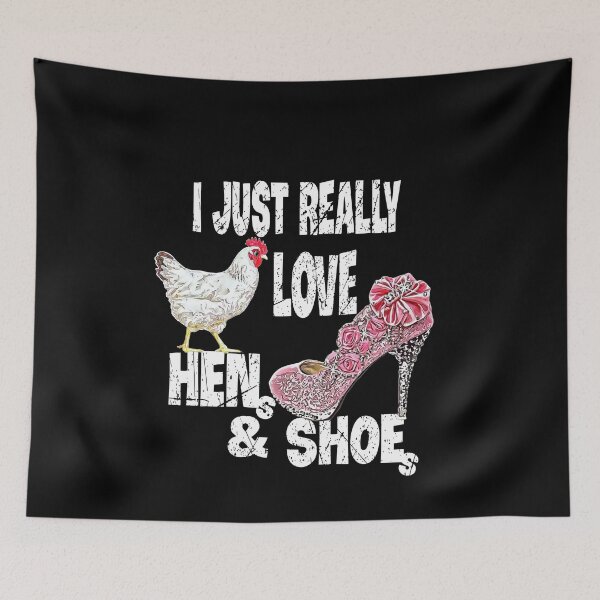 Item preview, Chickens and Shoes Collector Love Hens and Shoes designed and sold by Kalli-design.