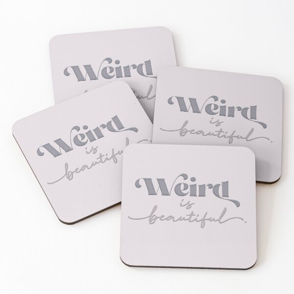 Item preview, Weird is beautiful designed and sold by squishyrainbow.