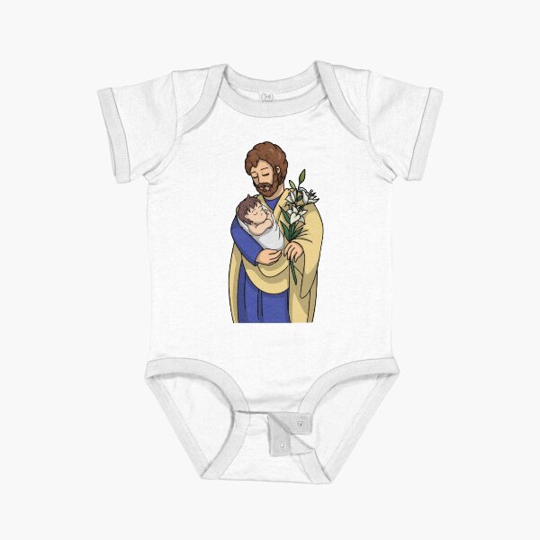 Item preview, St Joseph and cute baby Jesus designed and sold by HeatherPhn.