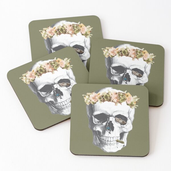 Item preview, Skull Hippie Pastel Design designed and sold by Dpwm.