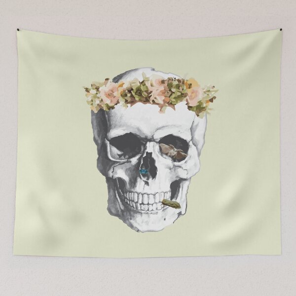 Item preview, Skull Hippie Pastel Design designed and sold by Dpwm.