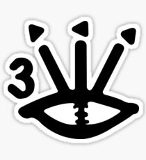 TDE Hiii Power Eye - Kendrick Lamar Sticker