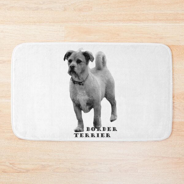 Item preview, Border Terrier in Action: Greyscale Logo designed and sold by Alius Imago.