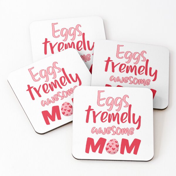 Item preview, Eggstremely Awesome Mom Pink And Red designed and sold by curledup-cat.