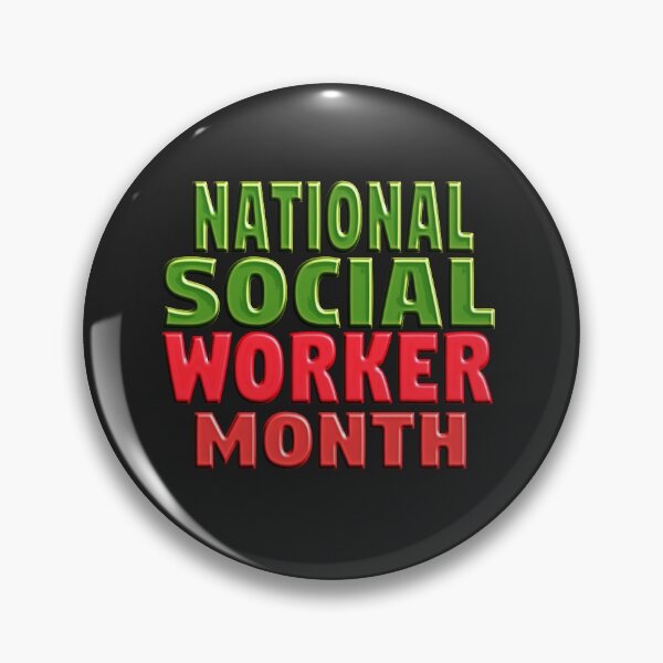 Item preview, HAPPY NATIONAL SOCIAL WORKER MONTH designed and sold by Ralek.