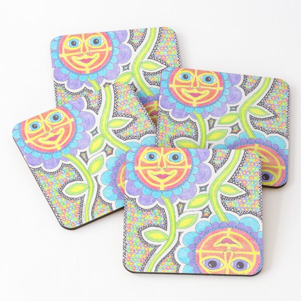 Item preview, Friendly Flowers designed and sold by Art-by-Cecilia.