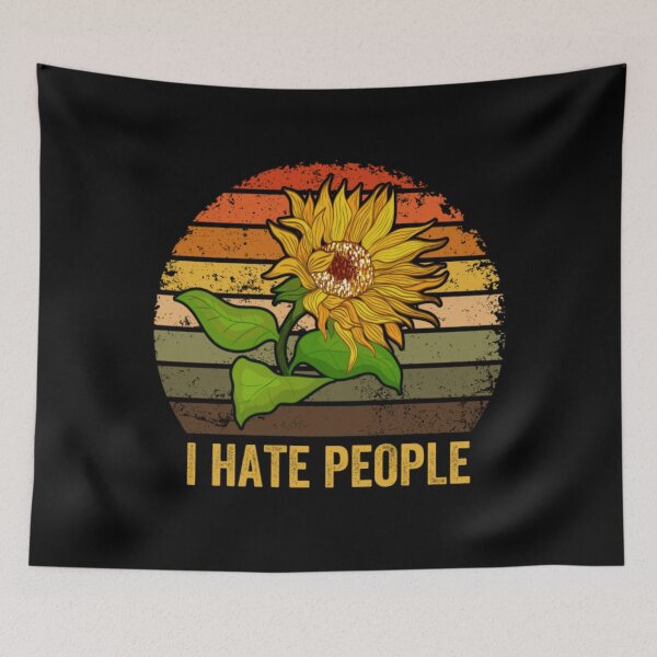 Item preview, Sunflower Hate People designed and sold by SandraCherrylow.