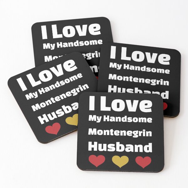 Item preview, I Love My Handsome Montenegrin Husband - Montenegro Husband designed and sold by DiceNLDesigns.