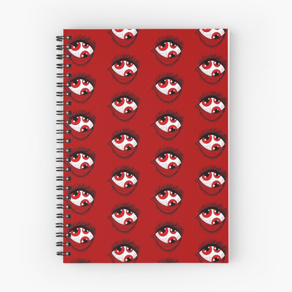 Item preview, Inkwork Of Ominous, Bizzare, Red Eyes (Multiple Eyes Pattern - Red Background) designed and sold by Diamantina-ai.