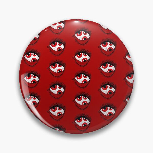 Item preview, Inkwork Of Ominous, Bizzare, Red Eyes (Multiple Eyes Pattern - Red Background) designed and sold by Diamantina-ai.