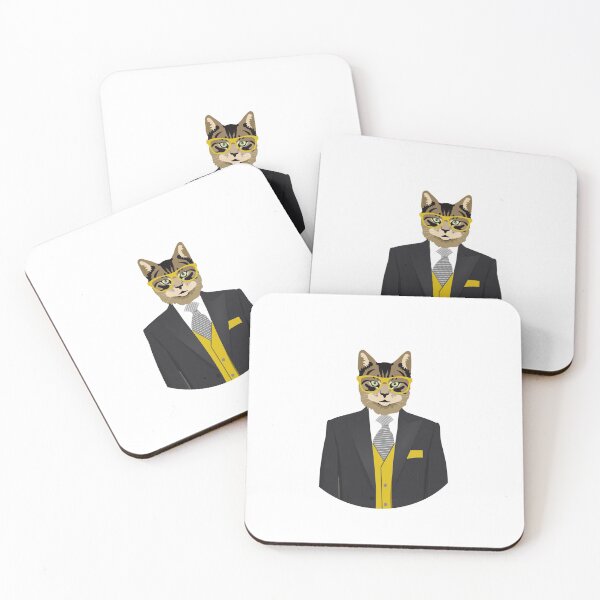Item preview, cat suit and tie designed and sold by advicestechno.