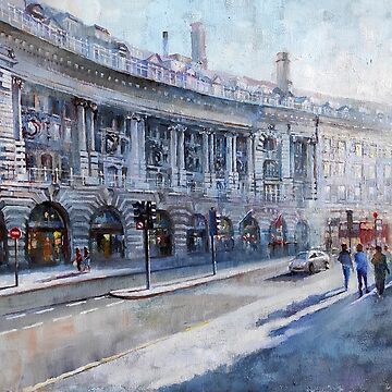 Artwork thumbnail, Regent Street, London by rogerpanart