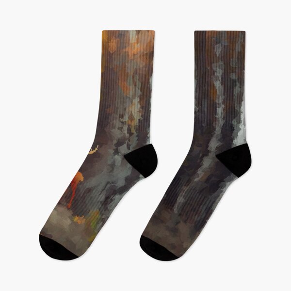 Item preview, Deer in golden forest designed and sold by shokA Design.