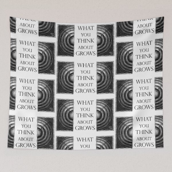 Item preview, What You Think About Grows, the Ripple Effect White Background designed and sold by SpiritGifts.