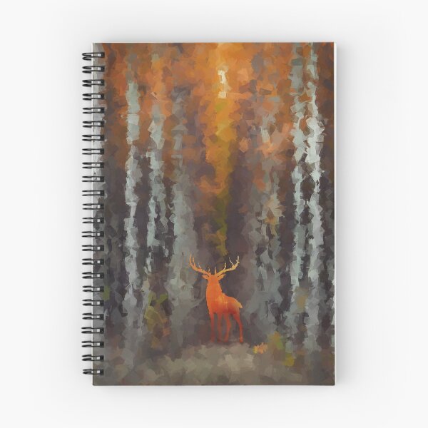 Item preview, Deer in golden forest designed and sold by shokA Design.