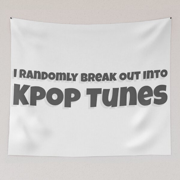 Item preview, I Randomly Break out into Kpop Tunes  designed and sold by Edenjodie.
