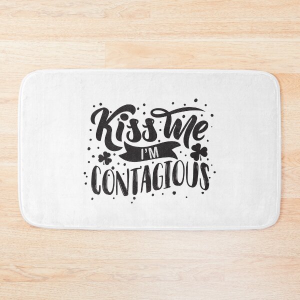 Item preview, Kiss Me I’m Contagious, Funny Shamrock Gift Idea for St Patricks Day designed and sold by ZETTIF ⭐⭐⭐⭐⭐.