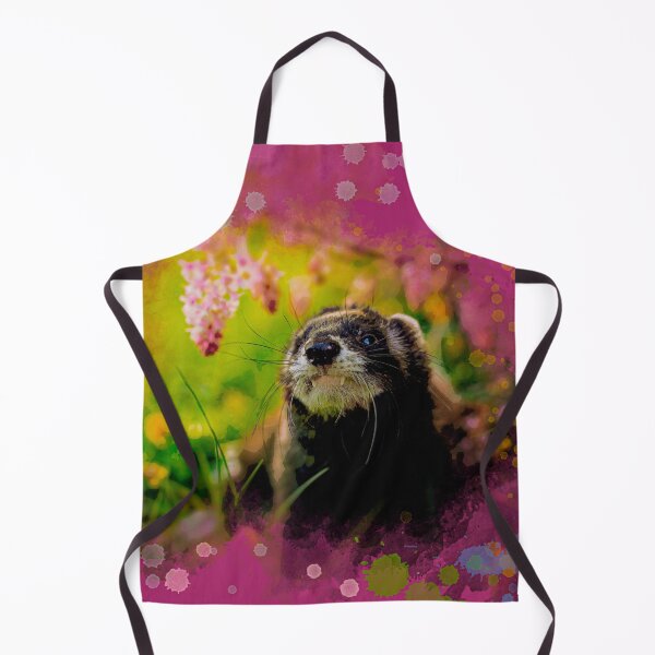 Item preview, Digital Watercolor Sable Beautiful Ferret designed and sold by PurpleBluesPets.