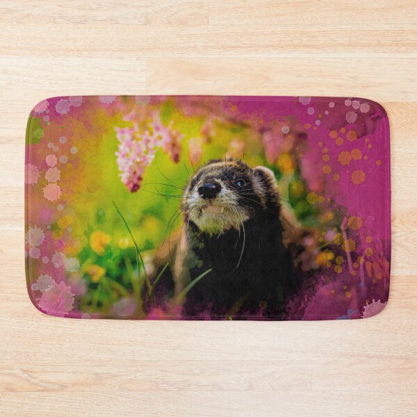 Item preview, Digital Watercolor Sable Beautiful Ferret designed and sold by PurpleBluesPets.