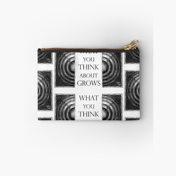 Item preview, What You Think About Grows, the Ripple Effect White Background designed and sold by SpiritGifts.