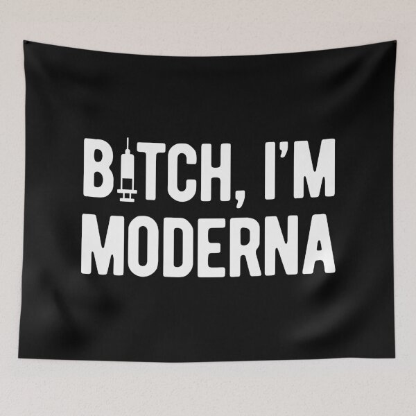 Item preview, Perra, soy Moderna Covid Vacunada designed and sold by OldDannyBrown.