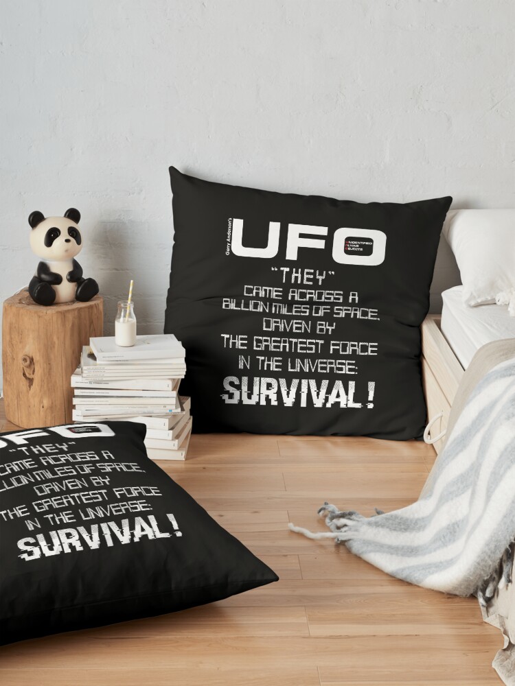 Alternate view of Gerry Anderson's UFO - SURVIVAL Floor Pillow