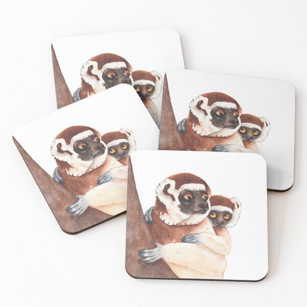 Item preview, Sifaka lemur  designed and sold by Kaoryn Chan.