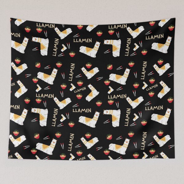 Item preview, Llamen Funny llama ramen designed and sold by dreamofdenim.
